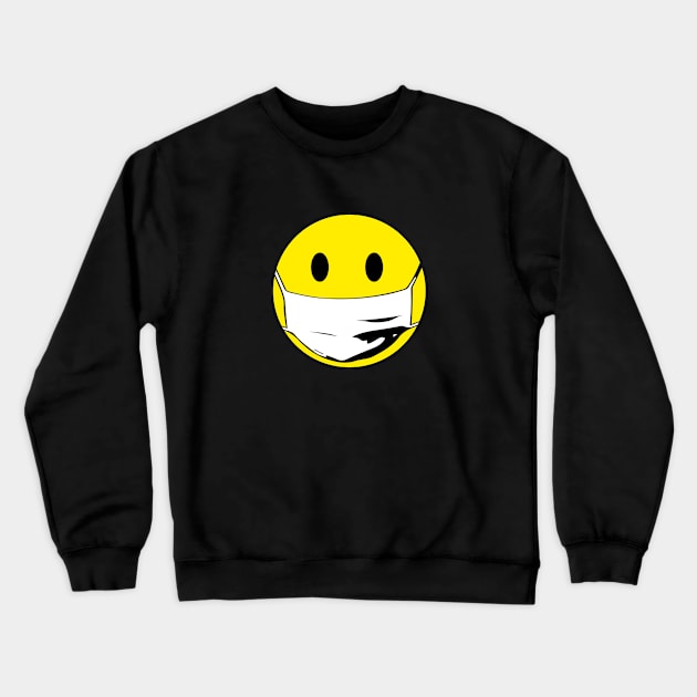 Smile Covid Crewneck Sweatshirt by danimunjoz